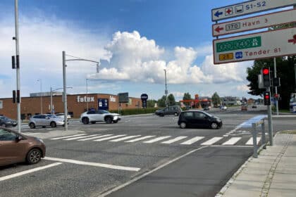Stort kryds skal asfalteres