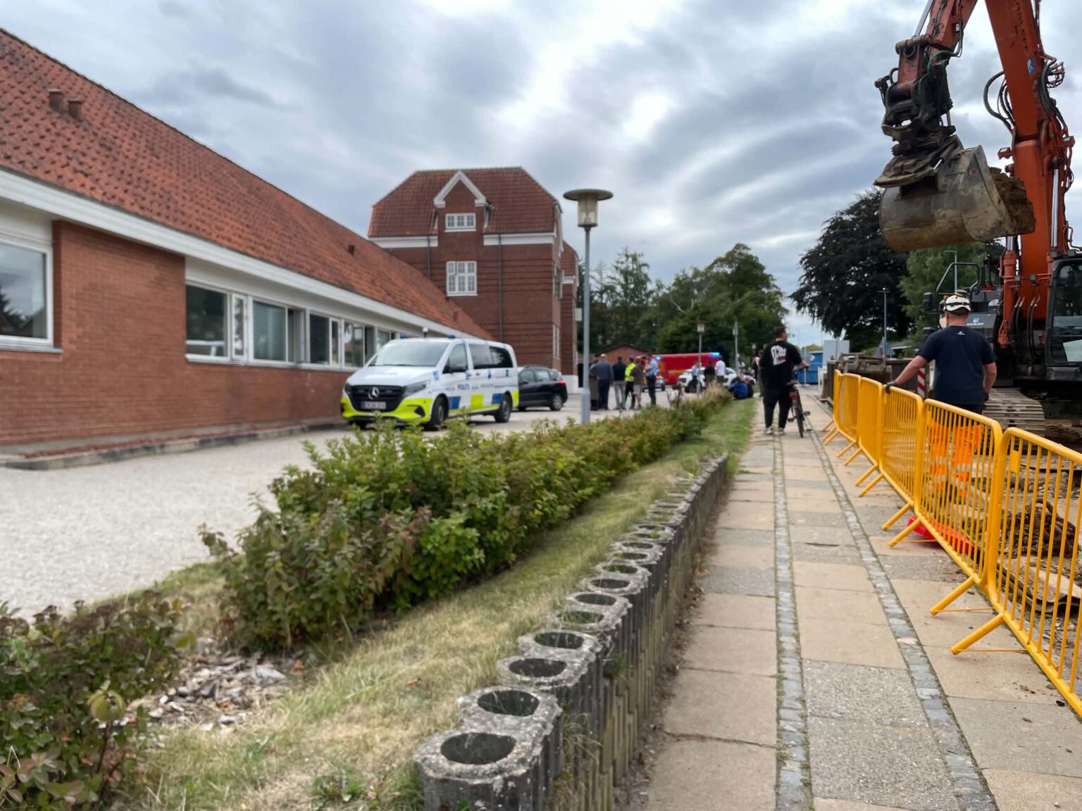 Brandvæsnet rykkede ud til Overmarksgården i Kolding efter brand på værelse