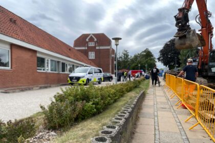 Brandvæsnet rykkede ud til Overmarksgården i Kolding efter brand på værelse