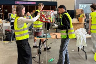 HHX-elever fra IBC Kolding og BerufsBildungsZentrum Mölln til bæredygtigheds-workshop i Kolding