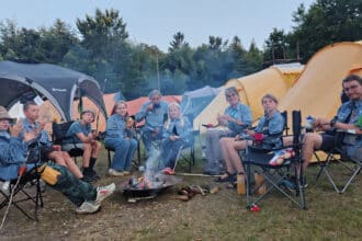 FDF Lunderskov på sommerlejr ved Himmelbjerget med 10.000 FDFere