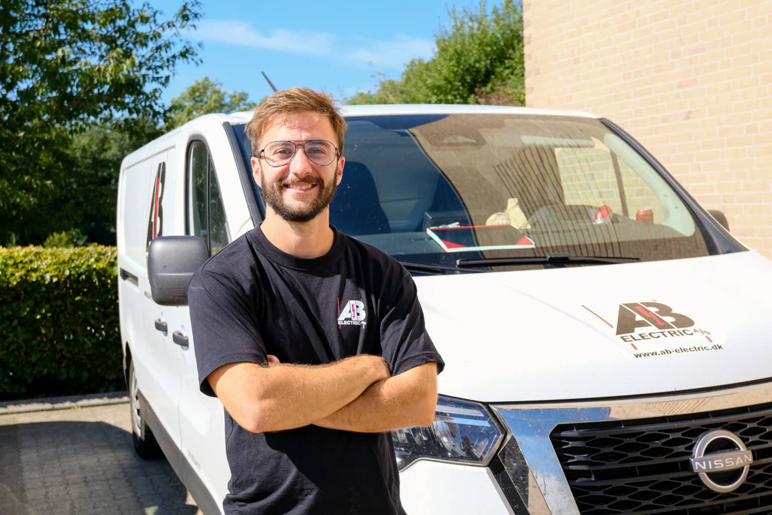 Ny voksenlærling Roland Rácz hos AB Electric i Kolding