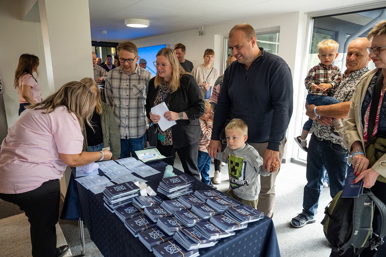 Familier til åbent hus hos Alfa Laval Kolding