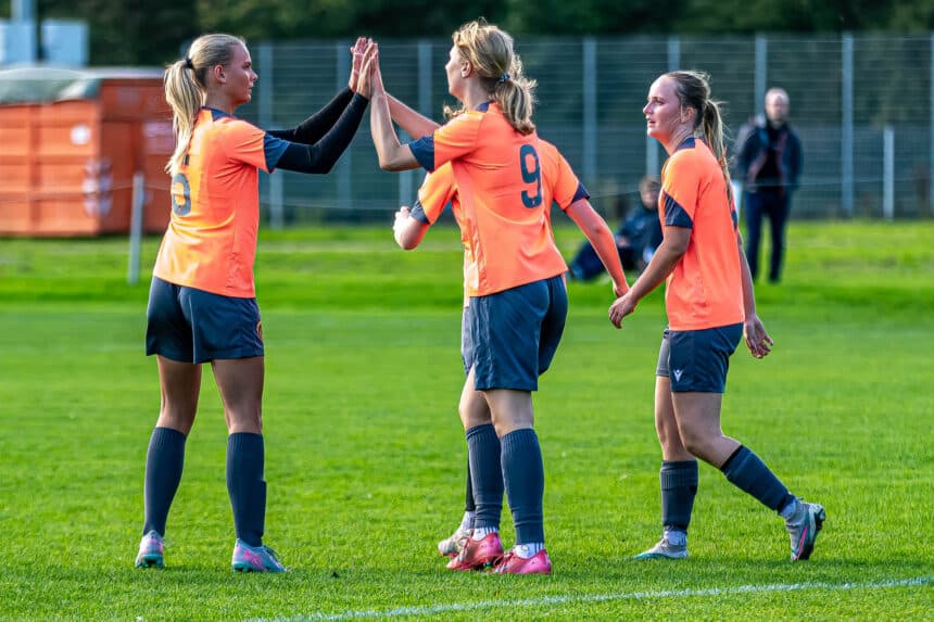 Serie 1 kvinder lokalopgør Kolding Boldklub mod FC Kolding Nord 2-8