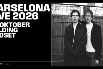 Koncertplakat for det danske band Barselona Live 2026 på Godset i Kolding den 29. oktober