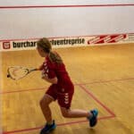 Junior Grand Prix i squash i Pulzion i Kolding - to juniorspiller i aktion under kamp
