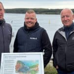 Nyt informationsskilt ved Gl. Ålbo i Kolding om marin naturnationalpark Lillebælt og marsvin