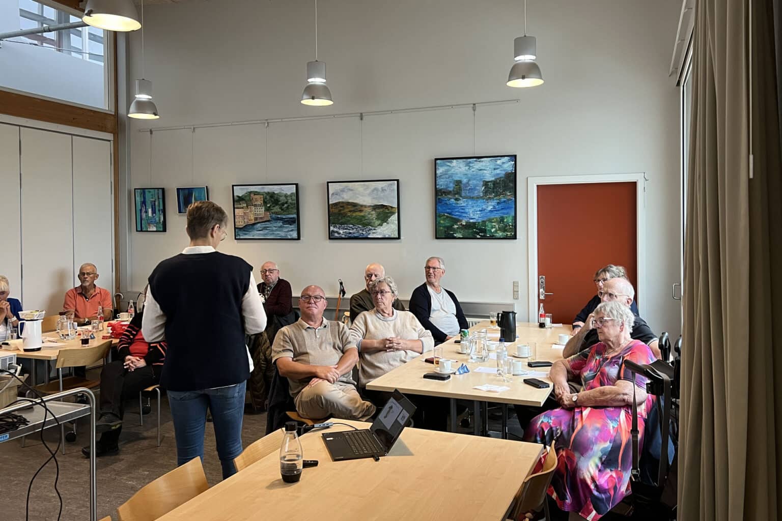 Faglige Seniorers Café i Kolding markerede Organdonationsdagen med foredrag om organdonation