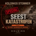 Cover til podcast special om Seest-katastrofen fra Koldings Stemmer episode 1 En helt almindelig onsdag