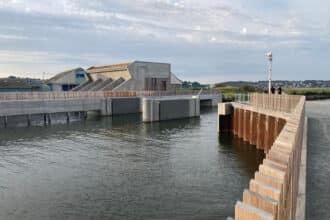 Promenaden og pumpe-slusen ved Marina Syd i Kolding vandt både arkitekturpris og borgernes favorit ved arkitekturpriser 2026