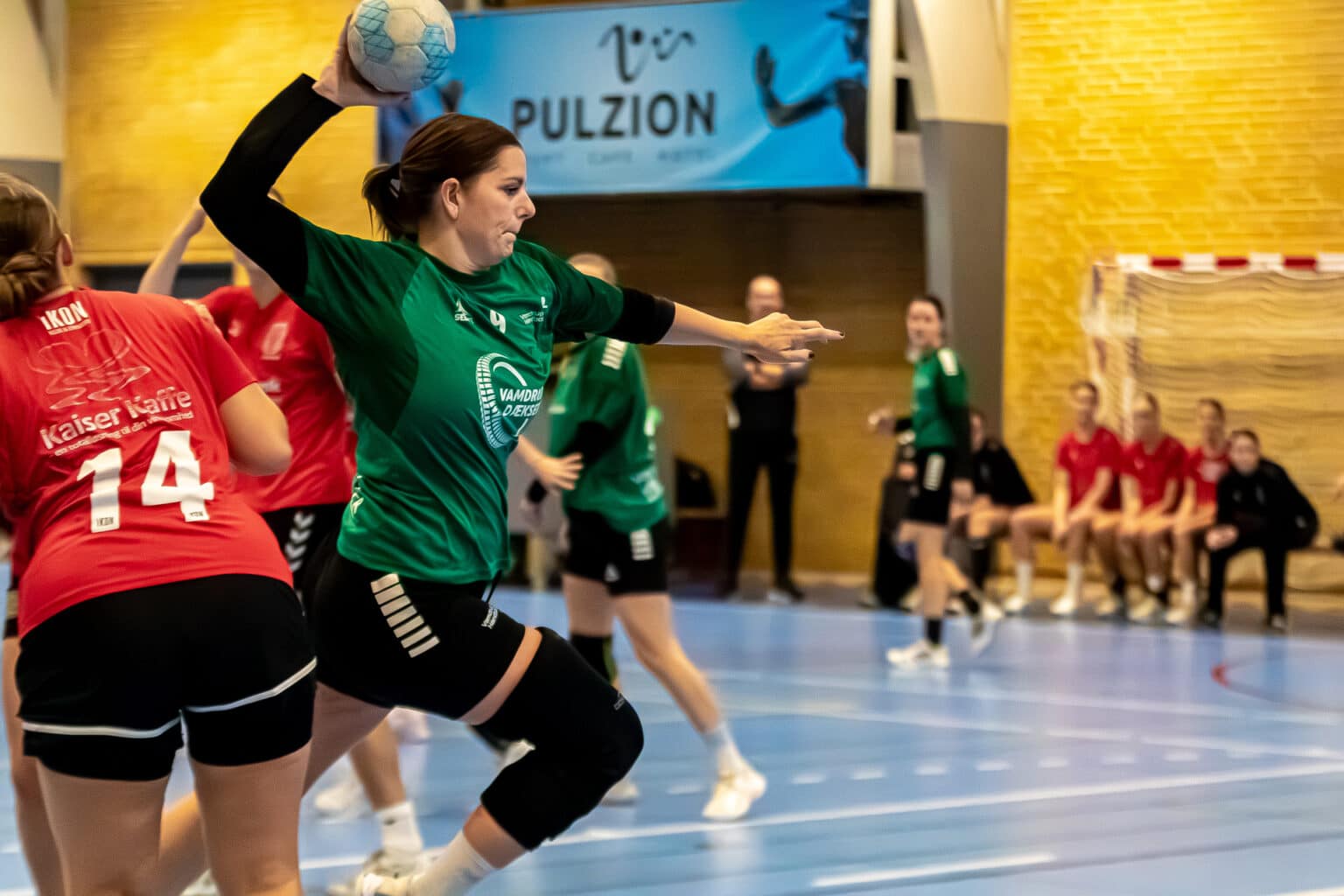 Lokalopgør i Pulzion mellem Kolding KFUM og Vamdrup IF i kvindernes Serie 1