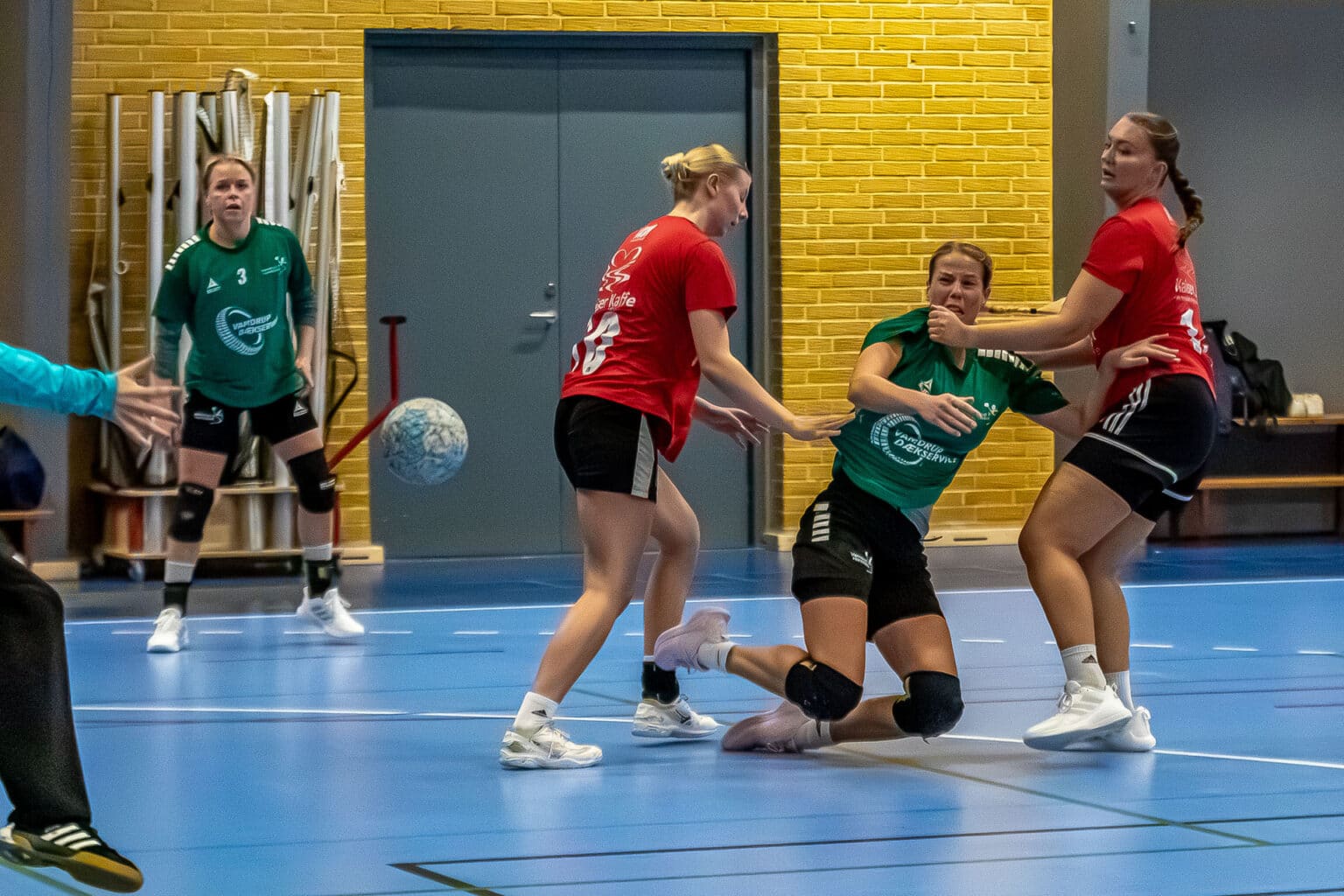 Lokalopgør i Pulzion mellem Kolding KFUM og Vamdrup IF i kvindernes Serie 1