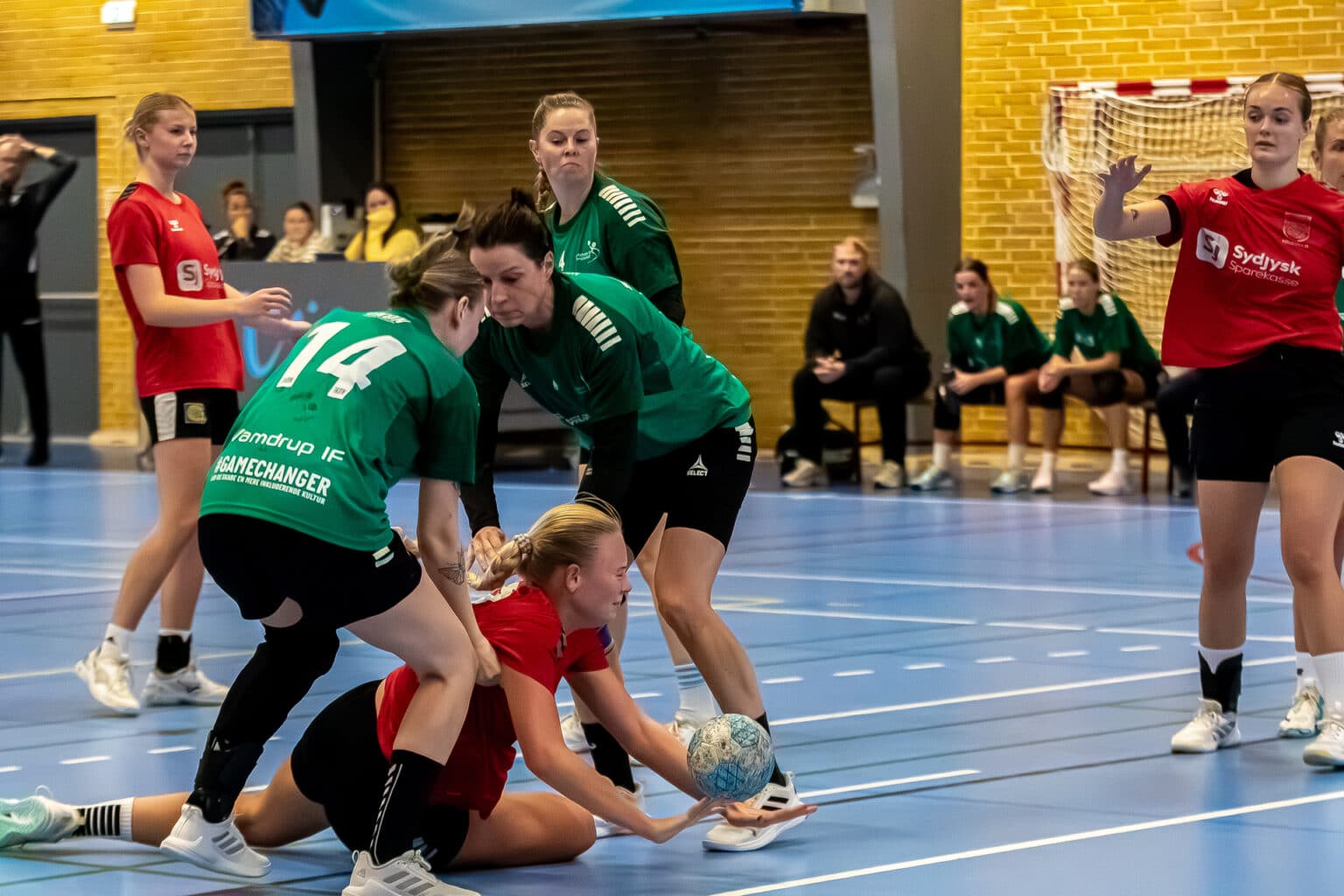 Lokalopgør i Pulzion mellem Kolding KFUM og Vamdrup IF i kvindernes Serie 1