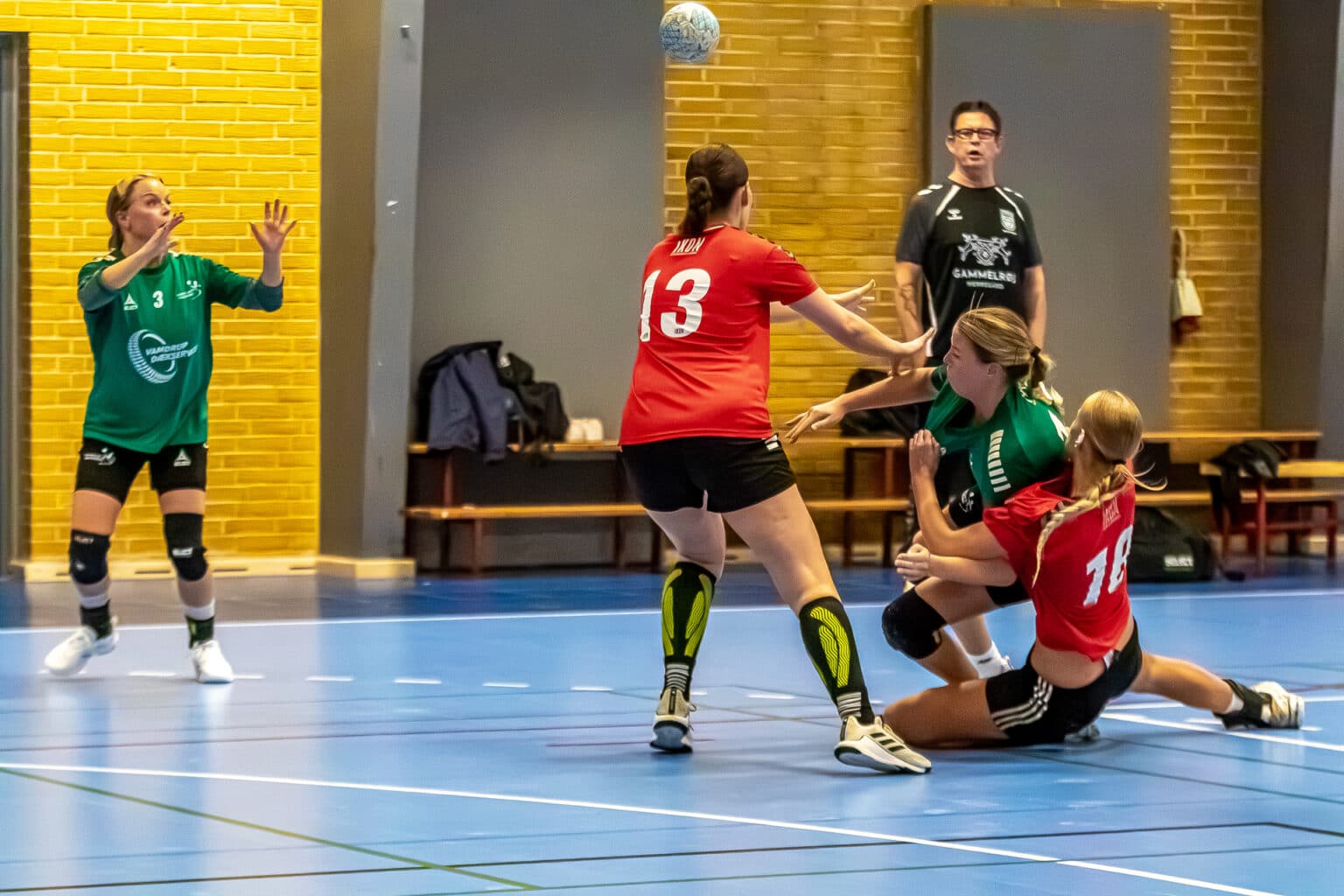 Lokalopgør i Pulzion mellem Kolding KFUM og Vamdrup IF i kvindernes Serie 1