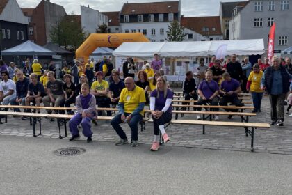 Deltagere til Stafet For Livet Kolding i Borchs Gård